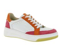 Stylish CAPRICE women's sneakers with high-quality leather - CAP Climo FB for optimal comfort 9-23714-44 197 White/Multicolor