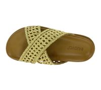 Elegantes mules igi&co de piel auténtica para mujer, fabricados en Italia, con tiras y estampado de serpiente, 76784 00, color negro