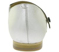 Ballerines FLY London pour femme, de haute qualité, fabriquées au Portugal, avec semelle intérieure rembourrée, hauteur mi-haute, P145265 003 Argent