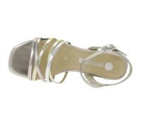 Sandales à brides Remonte pour femme, semelle coussinée, chaussures d'été argentées D1L52-90