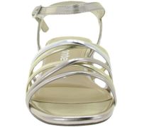 Sandales à brides Remonte pour femme, semelle coussinée, chaussures d'été argentées D1L52-90