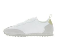 Baskets femme CAPRICE, style superposé, cuir véritable, lacets, 9-23720-44 191 Blanc