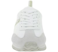 Baskets femme CAPRICE, style superposé, cuir véritable, lacets, 9-23720-44 191 Blanc