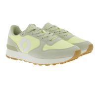 Elegantes zapatillas Ecoalf Uclaalf para mujer con plantilla extraíble y cordones MCWSHSNUCLAA0136 198 Amarillo/Gris