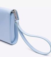 Pochette élégante NeroGiardini pour femme avec bandoulière chaîne, sac porté épaule, 22 x 13,5 x 6 cm, E543902DE 210, Bleu