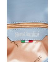 Pochette élégante NeroGiardini pour femme avec bandoulière chaîne, sac porté épaule, 22 x 13,5 x 6 cm, E543902DE 210, Bleu