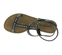Sandalias LAZAMANI para mujer con tachuelas - Zapatos de verano LA75021 Negro