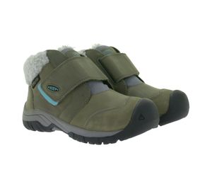 KEEN Kootenay Iv Mid Kinder Winter-Schuhe wasserdichte Schnee-Boots mit Eco Anti-Odor Outdoor-Schuhe 1026751 Grau