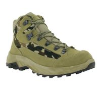 Botas de senderismo GARSPORT para hombre con suela Vibram Barwa, calzado de trekking, impermeables, para invierno, botas de exterior, piel auténtica, GDT1060021-2532, marrón/camuflaje