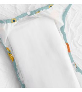 Faltbare Bambino Mio Baby Klein-Kinder Saugeinlage wiederverwendbare Stoffwindel-Einlage aus reiner Baumwolle Weiß 