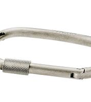 Pulsera moderna de acero inoxidable con cierre de mosquetón para mujer de Calvin Klein - Joyería de muñeca KJJHMD10010, color plata