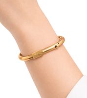 Modern Calvin Klein women's stainless steel bracelet in lobster clasp style, arm jewelry, wrist jewelry KJJHJD10010 Gold