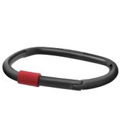 Modern Calvin Klein women's stainless steel bracelet in lobster clasp style, arm jewelry, wrist jewelry KJJHBD11010 Black