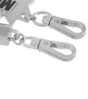 Trendy Calvin Klein Downtown Charm Set - Stainless Steel Pendants with Contrasting Resin and "MORE" Logo - Bag Accessories - 7 x 1.3 cm - KJJCBA090100 - Silver/Black