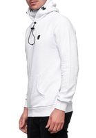 Men's sporty hoodie with a cool hood, 19140, available in black, khaki, gray, blue, and white.