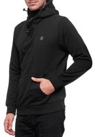 Men's sporty hoodie with a cool hood, 19140, available in black, khaki, gray, blue, and white.