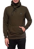 Men's sporty hoodie with a cool hood, 19140, available in black, khaki, gray, blue, and white.