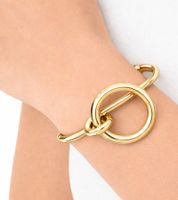Trendiger Calvin Klein Clinc Damen-Armreif aus Edelstahl Arm- & Handgelenk-Schmuck Größe XS KJ9PJF1001 Gold