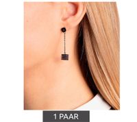 Calvin Klein Women's Stud Earrings with Swarovski Crystals KJ9CVE140100 Gray