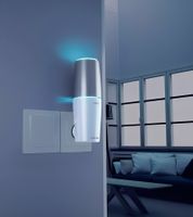 Richter UV Air Purifier with Mains Connection, Air Sterilizer, UV Disinfection, Air Purification, Odor Removal MSP2 White/Silver