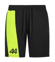 auffällige Mercedes-Benz AMG Petronas F1 Herren Sweat-Shorts kurze Hose Lewis Hamilton Bermuda 701227124 001 Schwarz