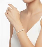 Modernes Calvin Klein Damen Armband mit Perlen Edelstahl-Armband Arm-Schmuck Größe XS KJAKJD1401 Gold