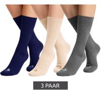 3 pares de calcetines SCOTCH & SODA para hombre, calcetines casuales Amsterdam Rayon Blend SS43492-030, gris/azul marino/beige