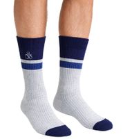 3 Paar SCOTCH & SODA Herren Crew-Socken Amsterdam Cotton Blend Alltags-Strümpfe Einheitsgröße / 41-46 Business-Socken SS601099-037 Grau/Navy, Blau Meliert, Blau gestreift