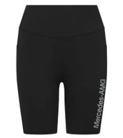 reflektierende Mercedes-Benz AMG Petronas F1 Damen Radlerhose mit AMG Petronas Logo Sport-Hose Bike-Shorts 701227043 001 Schwarz