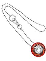 Urbane Calvin Klein Spin Damen Halskette mit Rad-Anhänger Mode-Schmuck Hals-Kette KJJASN090100 Silber/Rot
