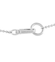 Urbane Calvin Klein Spin Damen Halskette mit Rad-Anhänger Mode-Schmuck Hals-Kette KJJASN090100 Silber/Rot