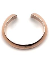 Brazalete atemporal de acero inoxidable para mujer de Calvin Klein, elegante joya para brazo y muñeca, talla XS, KJ4TPD1001, oro rosa