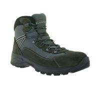 bequeme GARSPORT Kamikaze Mid Herren Wander-Schuhe mit herausnehmbarem Fußbett Winter-Schuhe Trekking-Schuhe Outdoor-Stiefel mit Echtleder GDT1030009-0008 Anthrazit