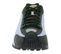 Innovative NIKE Shox R4 Women's Low-Top Sneakers with Shox Technology Sports Shoes Running Shoes AR3565 401 Black/Silver/Blue/Orange