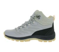 Wasserdichte Damen Wander-Schuhe Trekking-Boots mit gepolstertem Schaft Leder-Imitat-Schuhe 923921 Grau