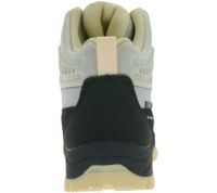 Wasserdichte Damen Wander-Schuhe Trekking-Boots mit gepolstertem Schaft Leder-Imitat-Schuhe 923921 Grau