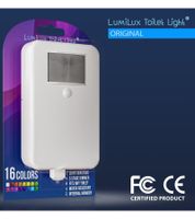 LumiLux Toilettenbeleuchtung mit Bewegungsmelder Toilettenschüsselbeleuchtung 16-farbige LED Weiß