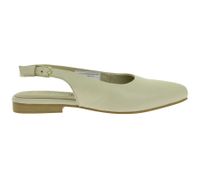 Escarpins slingback intemporels pour femme, ballerines élégantes en cuir véritable beige clair 930746