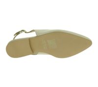 Escarpins slingback intemporels pour femme, ballerines élégantes en cuir véritable beige clair 930746