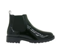 Timeless Clarks ORINOCO2 LANE Women's Patent Leather Ankle Boots Chelsea Boots 26163622 Black