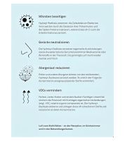 Richter UV Air Purifier, Air Sterilizer, UV Disinfection, Air Purification, Odor Removal, MSP White/Silver, Portable with USB Connection or Stationary with Mains Connection