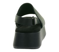 Sandali comodi con plateau da donna alla moda, scarpe estive con chiusura in velcro, 951891 Nero