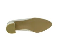 zeitlose Damen Pumps in Veloursleder-Optik Business-Schuhe mit Blockabsatz 954644 Beige