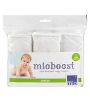 12-Pack Bambino Mio Baby Toddler Absorbent Inserts with Stay-Dry Top Layer - Reusable Cloth Diaper Inserts - White, Solid Color, Fruit Print, or Animal Print