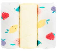 12-Pack Bambino Mio Baby Toddler Absorbent Inserts with Stay-Dry Top Layer - Reusable Cloth Diaper Inserts - White, Solid Color, Fruit Print, or Animal Print