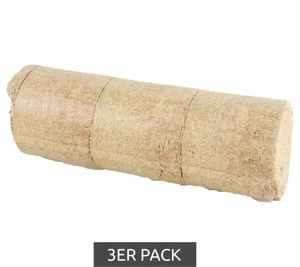 3-Pack hellfire Fireplace and Chimney Soot Remover for Fireplaces and Stoves Cleaning Block 1.1 kg Soot Remover Block EU-60UH-1005-SSC4 Brown