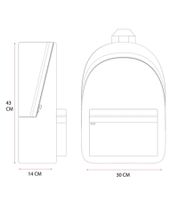 VADOBAG Kids' Backpack in Avengers Design, Daypack, Kindergarten Backpack, 18L, 202-3612, Gray