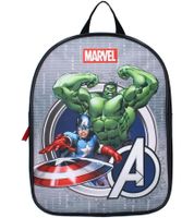 VADOBAG Kids' Backpack in Avengers Design with Hulk and Captain America Print, Day Backpack, Kindergarten Backpack, 5L, 202-3999, Gray