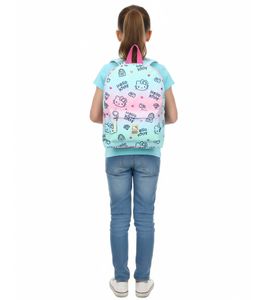 VADOBAG Kids Backpack for Girls in Hello Kitty Design, Kindergarten Backpack, 6L, 230-3108, Pink/Blue