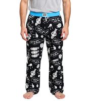 RE:COVERED Loungepants Herren Schlafanzug-Hose mit Star-Trek- oder Star-Wars Print Baumwolle Pyjama-Hose Grau oder Schwarz/Weiß